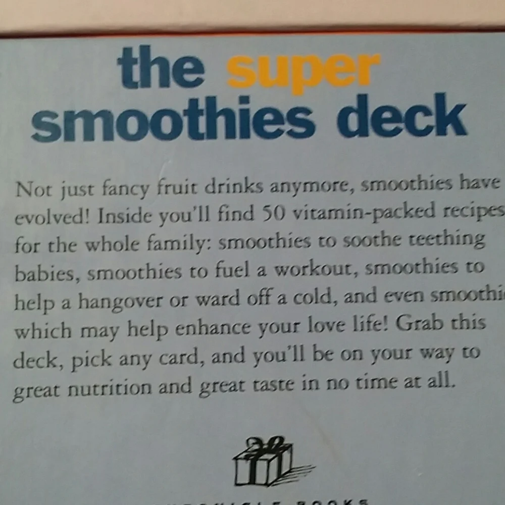 Super Smoothies Recipe Cards - 50 Recipes